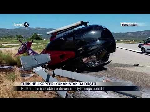 Türk Helikopteri Yunanistan’da Düştü