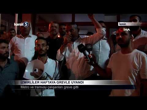 İzmirliler Haftaya Grevle Uyandı