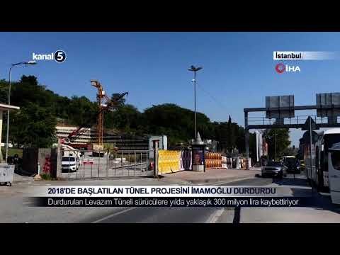 2018’de Başlatılan Tünel Projesini İmamoğlu Durdurdu
