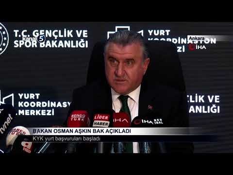 Bakan Osman Aşkın Bak Açıkladı