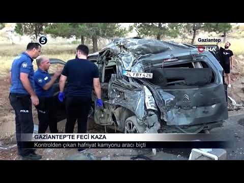 Gaziantep’te Feci Kaza