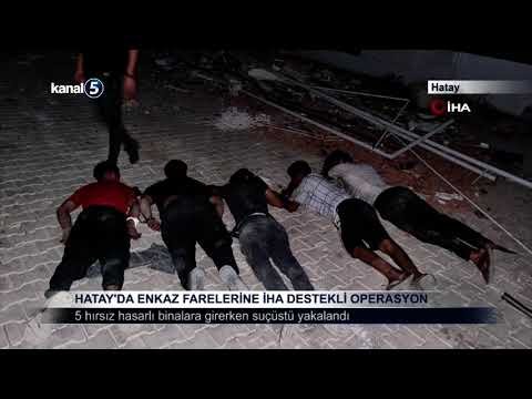Hatay’da Enkaz Farelerine İHA Destekli Operasyon