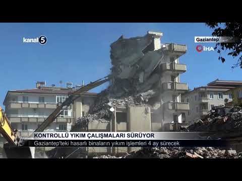 Kontrollü Yıkım Çalışmaları Sürüyor