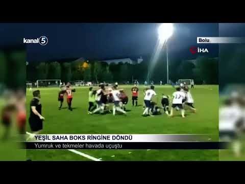 Yeşil Saha Boks Ringine Döndü