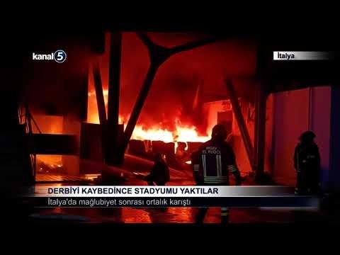 Derbiyi Kaybedince Stadyumu Yaktılar