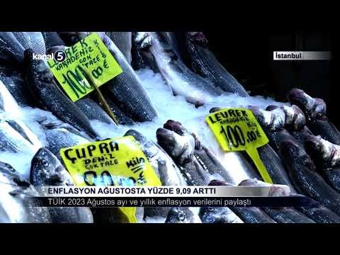 Enflasyon Ağustosta Yüzde 9,09 Arttı