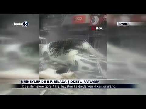 Şirinevler’de Bir Binada Şiddetli Patlama