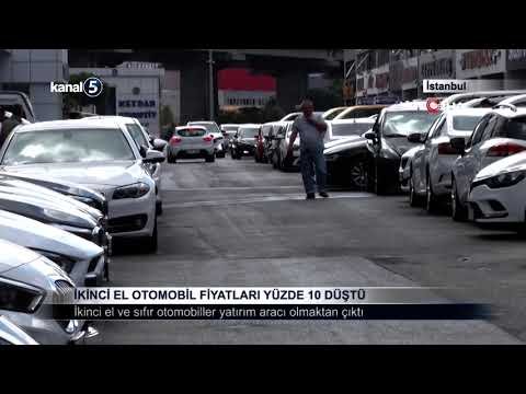 İkinci El Otomobil Fiyatları Yüzde 10 Düştü