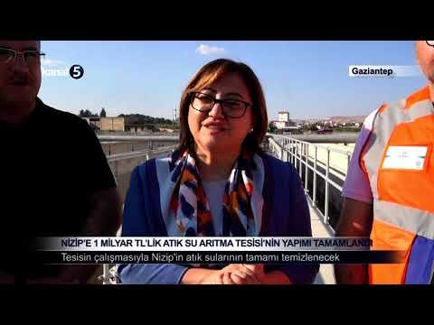 Nizip’e 1 Milyar TL’lik Atık Su Arıtma Tesisinin Yapımı Tamamlandı