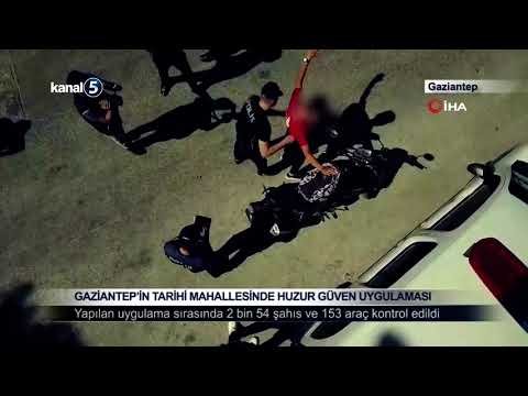 Gaziantep’in Tarihi Mahallesinde Huzur Güven Uygulaması