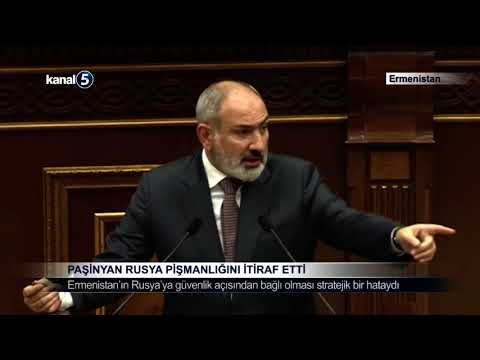 Paşinyan Rusya Pişmanlığını İtiraf Etti