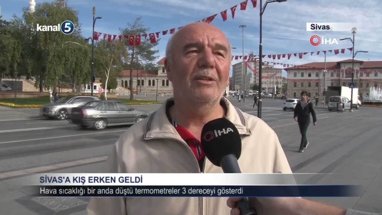 Sivas’a kış erken geldi