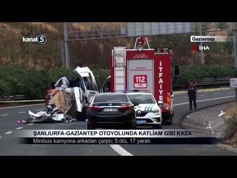 Şanlıurfa-Gaziantep Otoyolunda Katliam Gibi Kaza