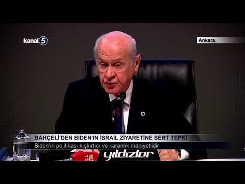 Bahçeli’den Biden’in İsrail Ziyaretine Sert Tepki