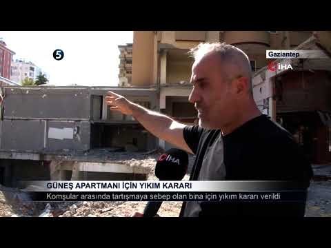 Güneş Apartmanı İçin Yıkım Kararı