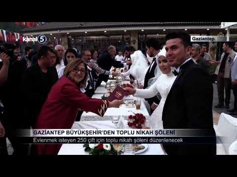 Gaziantep Büyükşehir’den Toplu Nikah Şöleni