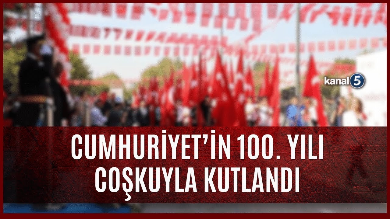 Gaziantep’te Cumhuriyet’in 100. Yılı coşkuyla kutlandı