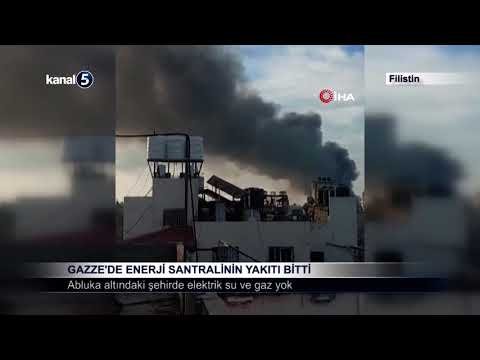 Gazze’de Enerji Santralinin Yakıtı Bitti