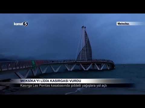 Meksika’yı Lidia Kasırgası Vurdu