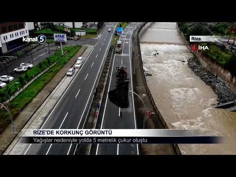 Rize’de Korkunç Görüntü
