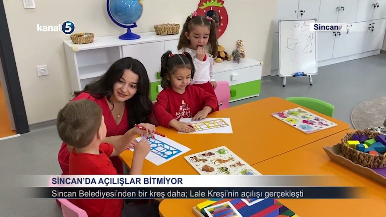 Sincan’da açılışlar bitmiyor; Lale Kreşi eğitime başladı