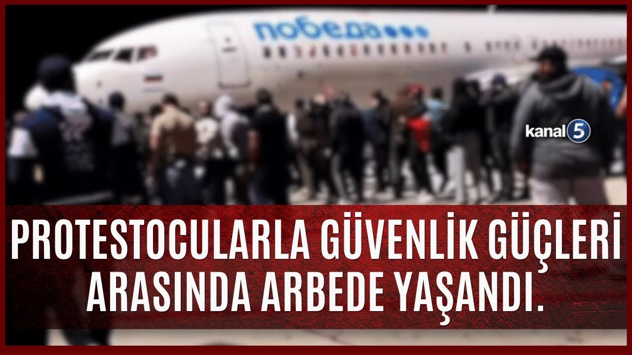 Yüzlerce Kişi Havalimanını Bastı