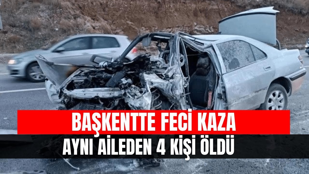 Başkentte Feci Kaza
