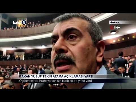 Bakan Yusuf Tekin Atama Açıklaması Yaptı