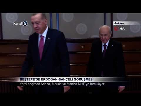 Beştepe’de Erdoğan-Bahçeli Görüşmesi
