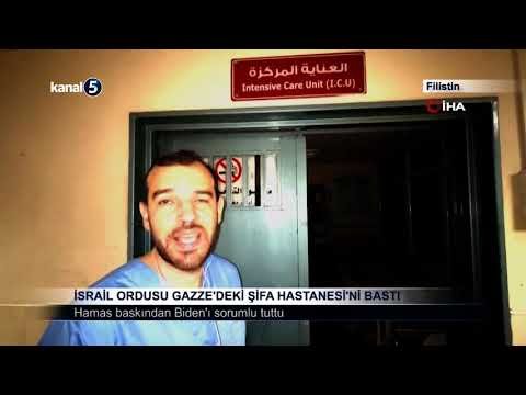 İsrail Ordusu Gazze’deki Şifa Hastanesi’ni Bastı