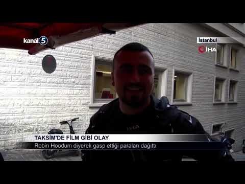 Taksim’de Film Gibi Olay