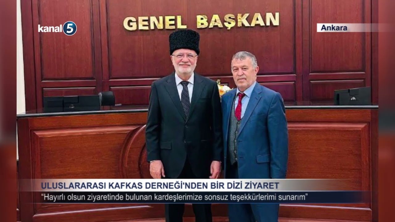 Uluslararası Kafkas Derneğinden bir dizi ziyaret