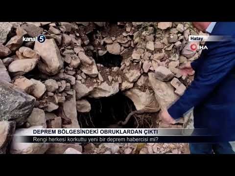 Deprem Bölgesindeki Obruklardan Çıktı