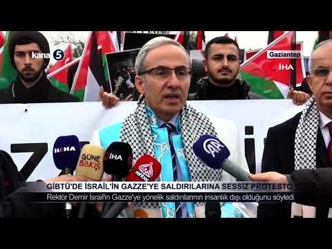 GİBTÜ’de İsrail’in Gazze’ye Saldırılarına Sessiz Protesto