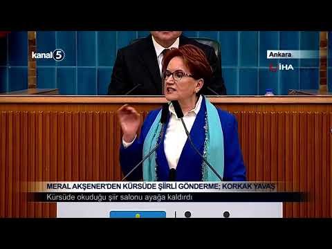 Meral Akşener’den Kürsüde Şiirli Gönderme; Korkak Yavaş