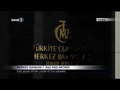 Merkez Bankası 7. Kez Faiz Artırdı