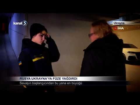 Rusya Ukrayna’ya Füze Yağdırdı