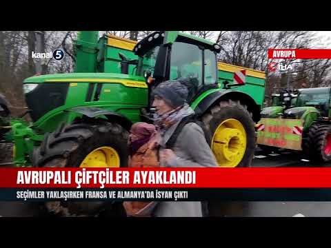 Avrupalı Çiftçiler Ayaklandı