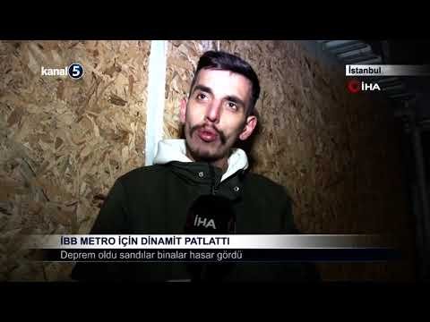 İBB Metro İçin Dinamit Patlattı