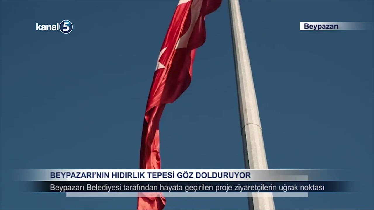 Beypazarı’nın Hıdırlık Tepesi göz dolduruyor