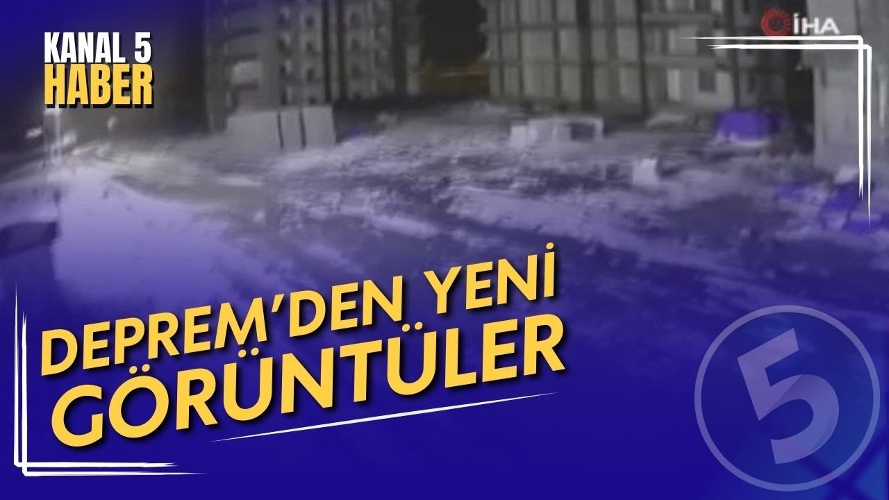 Depremden Yeni Görüntüler