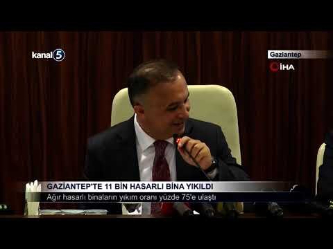 Gaziantep’te 11 Bin Hasarlı Bina Yıkıldı