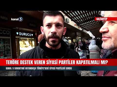 Sokak Röportajı | Teröre Destek Veren Siyasi Partiler Kapatılmalı Mı? | Kanal 5 Özel Haber