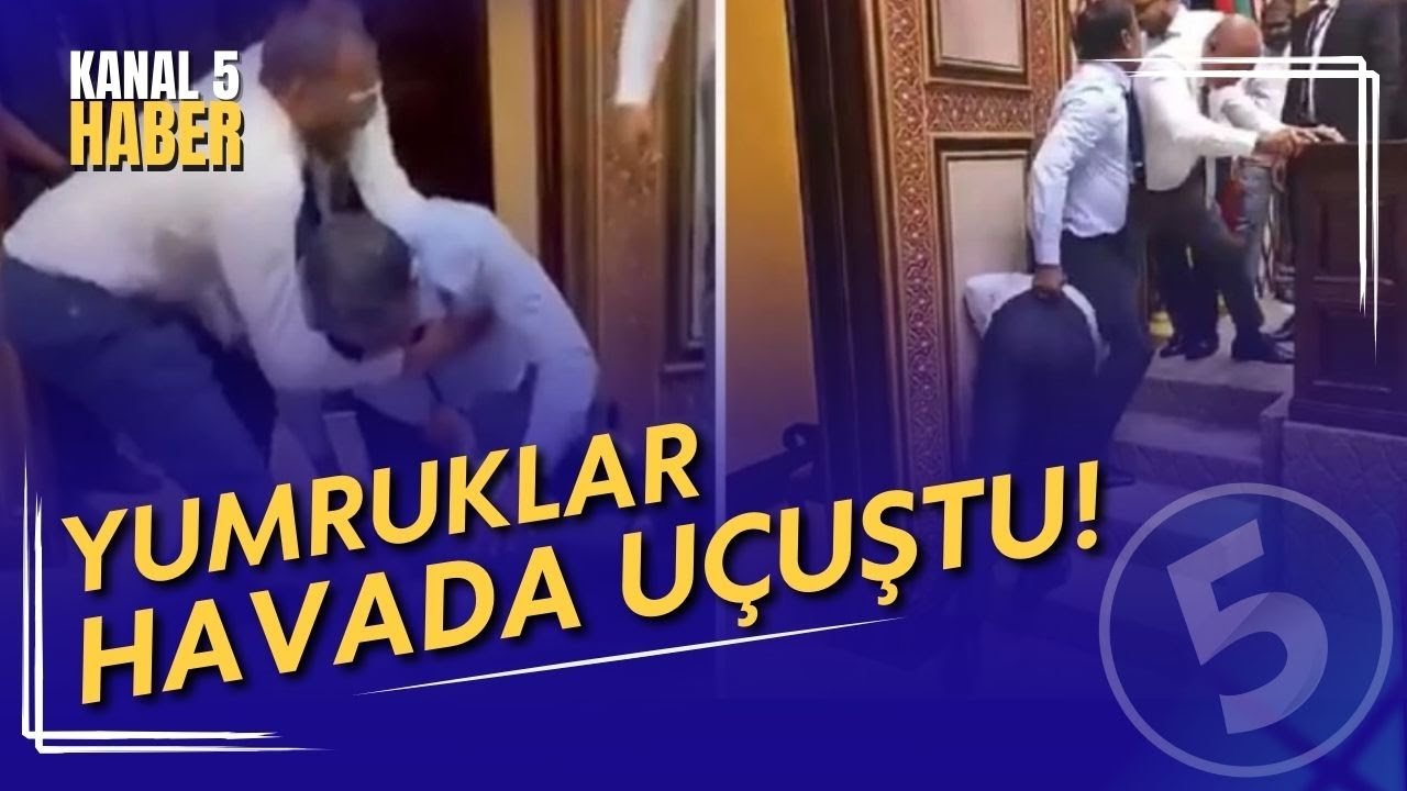 Yumruklar Havada Uçuştu