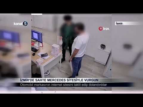 İzmir’de Sahte Mercedes Sitesiyle Vurgun