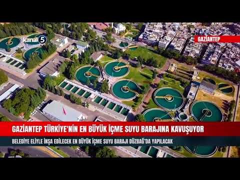 Gaziantep Türkiye’nin En Büyük İçme Suyu Barajına Kavuşuyor