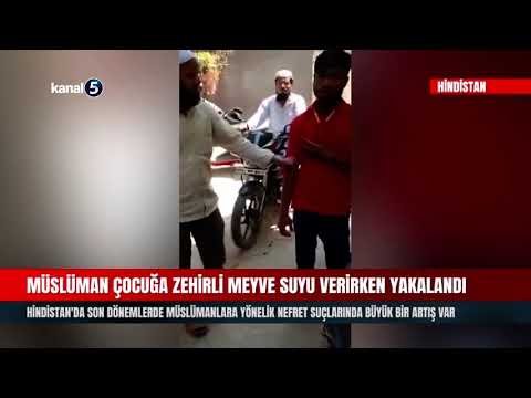 Müslüman Çocuğa Zehirli Meyve Suyu Verirken Yakalandı