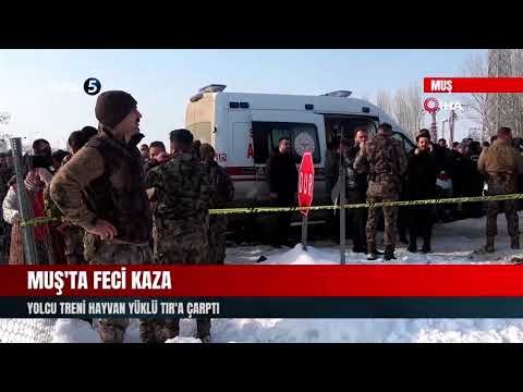 Muş’ta Feci Kaza