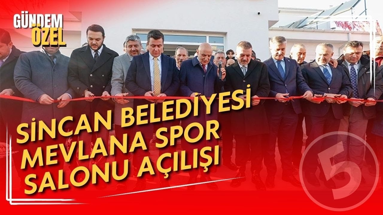 Sincan Mevlana Spor Kompleksi açılışına Sincan Belediye Başkanı Murat ERCAN’ın ev sahipliğinde Ak Parti Ankara Milletvekili Osman GÖKÇEK ve Ankara Büyükşehir Belediye Başkan Adayı Turgut ALTINOK katıldı.