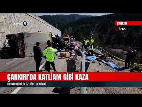 Çankırı’da Katliam Gibi Kaza